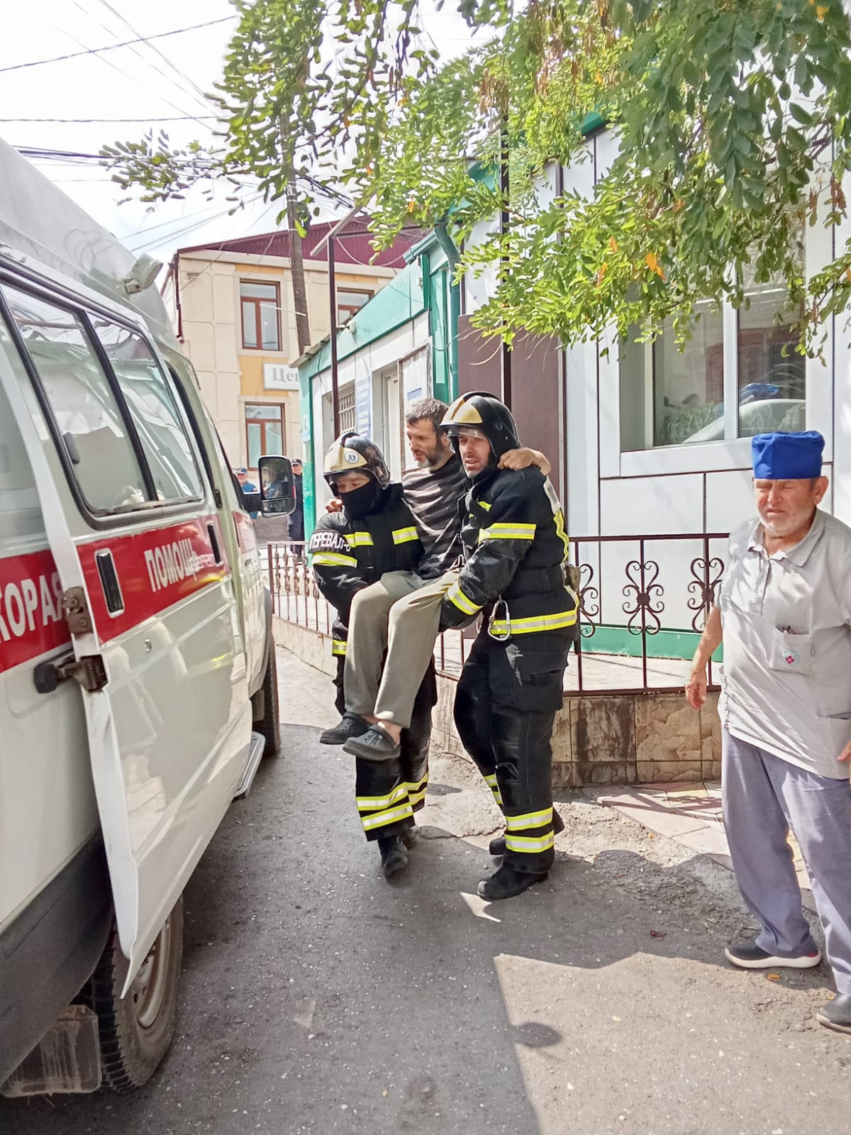 Пожарно-тактические учения  в Цумадинском районе